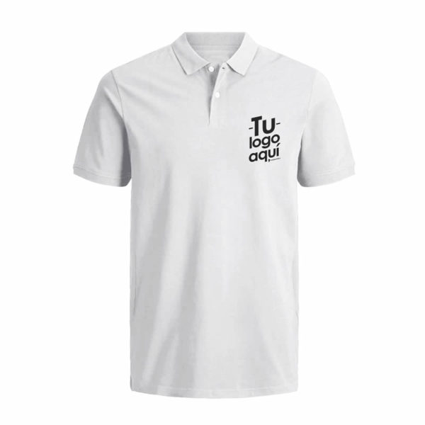 Set 12 und. de camisas tipo Polo manga corta con un logo pequeño bordado