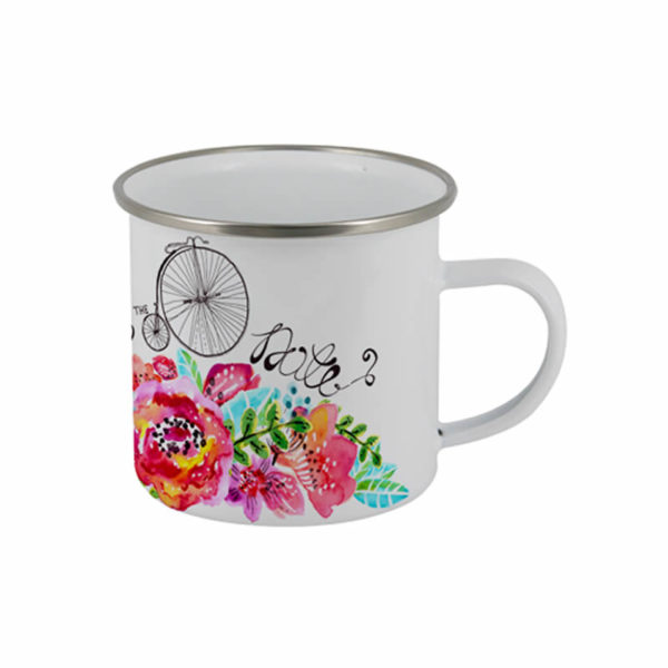 Taza peltre sublimada unidad