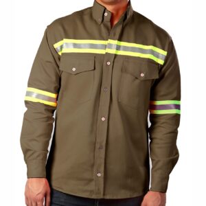Set 12 und. de camisas industriales estilo manga larga